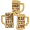 Homegifo Drinking On The Lake Chunky Mug Sitter 3 Asstd.