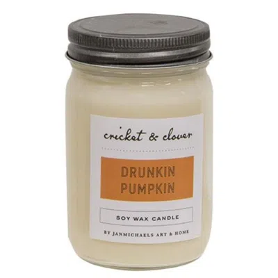 Homegifo Drunken Pumpkin Soy Jar Candle 12oz