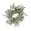 Homegifo Durham Cedar Birch Pinecone Candle Ring 3.5"