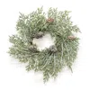 Homegifo Durham Cedar Birch Pinecone Candle Ring 6.5"