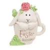 Homegifo Easter Blessings Resin Bunny In Teacup