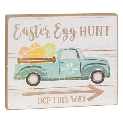 Homegifo Easter Egg Hunt Wooden Block In Multi