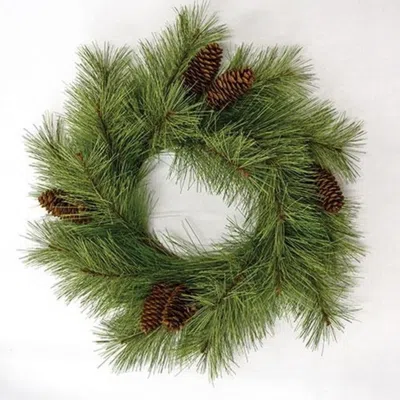 Homegifo Eastern White Pine Candle Ring 6" In Green