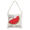 Homegifo *eat Good Feel Good Pillow Ornament