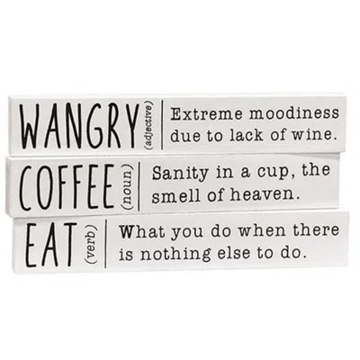 Homegifo Eat Wangry Coffee Mini Stick 3 Asstd. In White