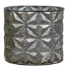 Homegifo Embossed Tin Oval Bucket