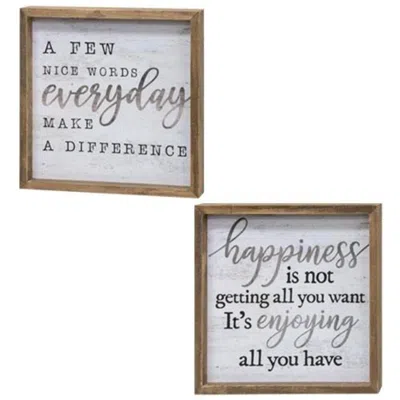 Homegifo *enjoy Everyday Frame 2 Asstd. In Brown