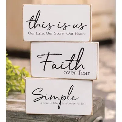Homegifo Faith Over Fear Block 3 Asstd.