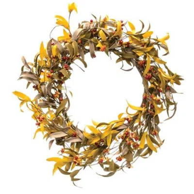 Homegifo Fall Herbs & Bittersweet Wreath In Multi