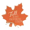 Homegifo Fall Is My Favorite Color Wooden Leaf Sitter
