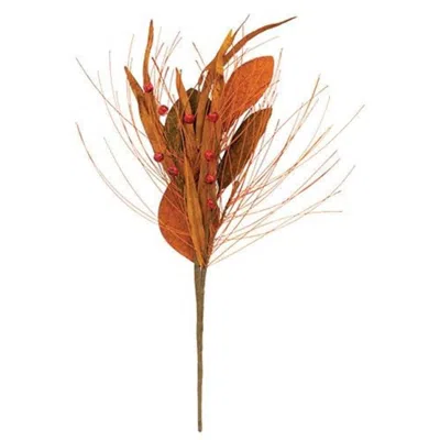 Homegifo *fall Magnolia Pine & Podka Bush In Brown