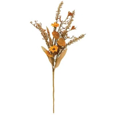 Homegifo Fall Wildflowers & Heather Pick In Orange