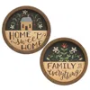 Homegifo Family Is Everything Round Sign 2 Asstd.