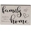 Homegifo Family Makes This House A Home Block 2.75" X 4.25"