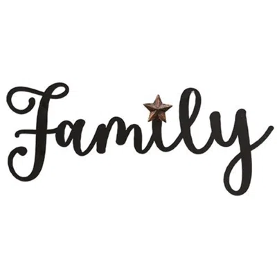 Homegifo Family Wall Hanger In Black