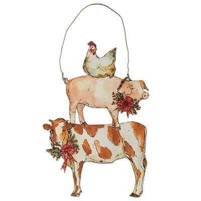 Homegifo Farm Animals Hanger In Black