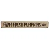 Homegifo Farm Fresh Pumpkins Engraved Block 12"