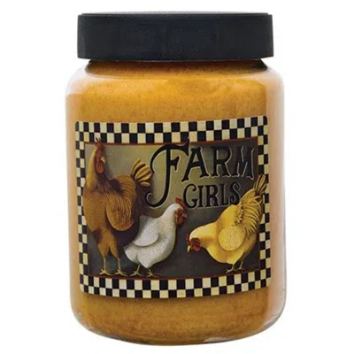 Homegifo Farm Girls Jar Candle Butter Rum 26oz