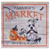 Homegifo *farmer's Market Boo Gnome Square Wooden Block