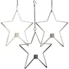 Homegifo Farmhouse Colors Star Taper Holder 4" 3 Asstd.