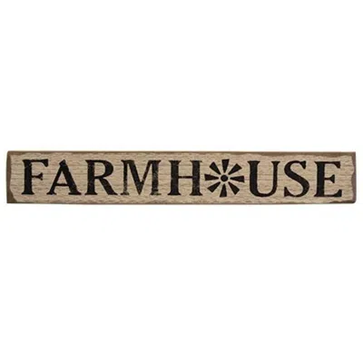 Homegifo Farmhouse Distressed Barnwood Sign In Brown