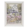 Homegifo Farmhouse Flower Garden Framed Print