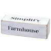 Homegifo *farmhouse Four-sided Block