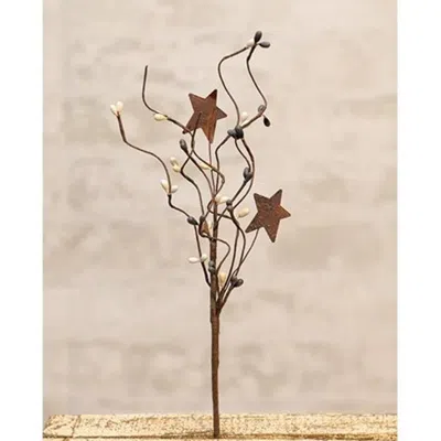 Homegifo Farmhouse Mix Pip & Star Pick 12" In Brown