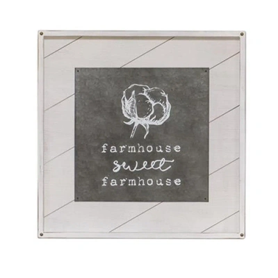 Homegifo *farmhouse Sweet Farmhouse Wall Art In Multi