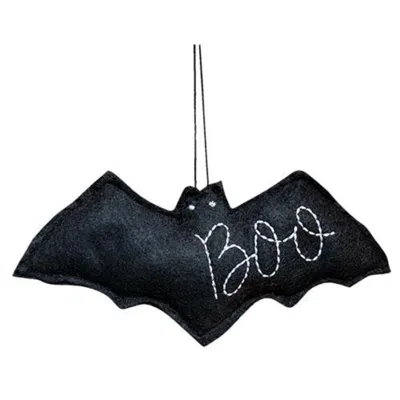 Homegifo Felt Bat Boo Ornament In Black