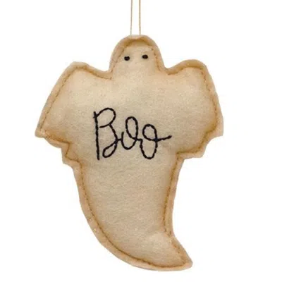 Homegifo Felt Boo Ghost Ornament In Neutral