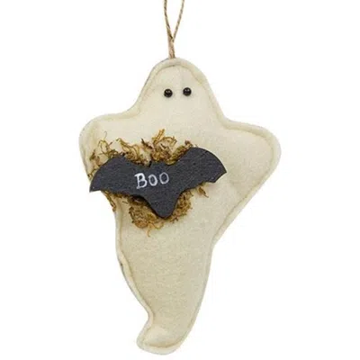 Homegifo Felt Boo Ghost Ornament In Neutral