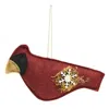 Homegifo *felt Cardinal With Snowflake Ornament
