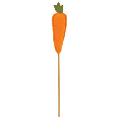 Homegifo *felt Carrot Poke In Orange