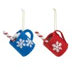 Homegifo Felted Christmas Cocoa Mug Ornament 2 Asstd.