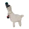 Homegifo *felted Fluffy Llama With Beanie Hat