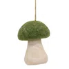 Homegifo Felted Wooden Mushroom Ornament