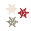 Homegifo Festive Winter Snowflake Bowl Filler 1.5" 3 Asstd.