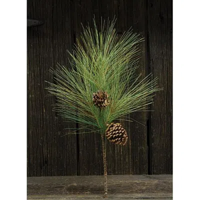 Homegifo Fine Woodsy Needle Pine Branch 24" In Green