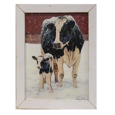 Homegifo First Christmas Print White Wash Frame