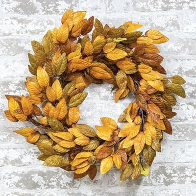 Homegifo First Fall Wreath 21" In Yellow