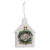 Homegifo *flocked Merry House Ornament