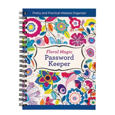 Homegifo Floral Magic Password Keeper In Blue