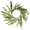 Homegifo Foamy Willow Leaves Wreath 16"