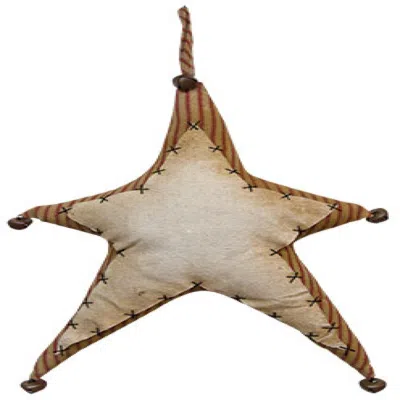 Homegifo Folk Star Ornament 16" In Neutral
