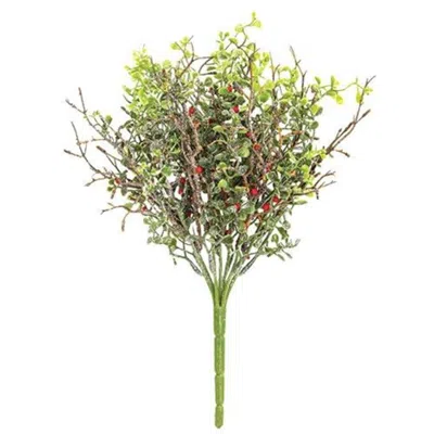 Homegifo Freeze Fire Bush 11" In Green