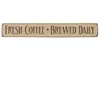 Homegifo Fresh Coffee Engraved Block 12"