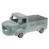 Homegifo Fresh Flowers Distressed Metal Truck