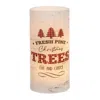 Homegifo Fresh Pine Christmas Trees Timer Pillar