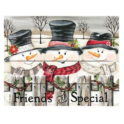 Homegifo Friends Are Special Pallet Art 9"x12" In Multi